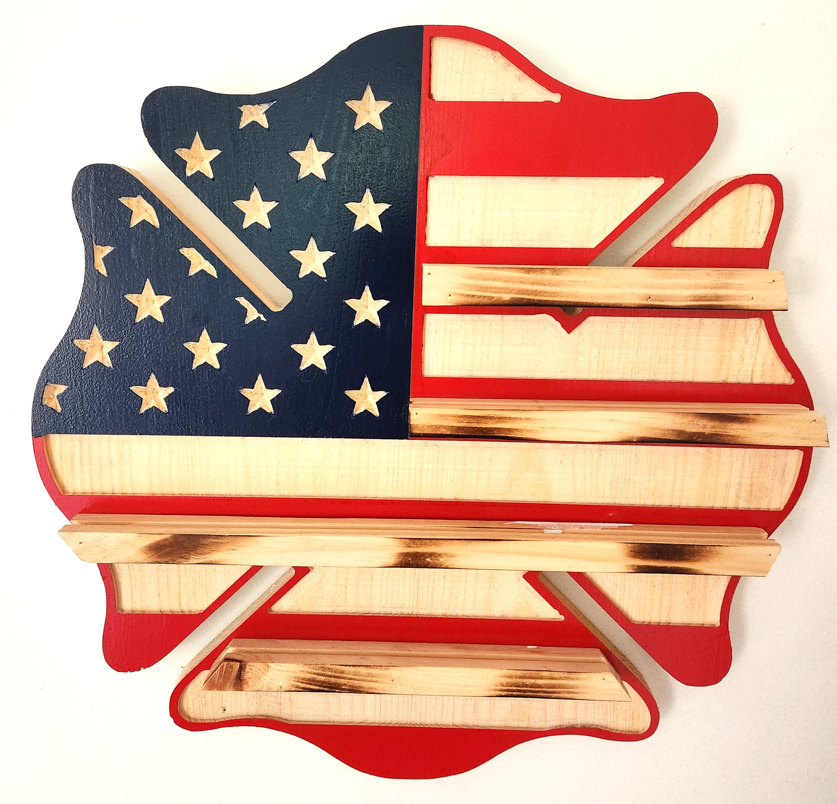 American Flag Maltese coin Holder